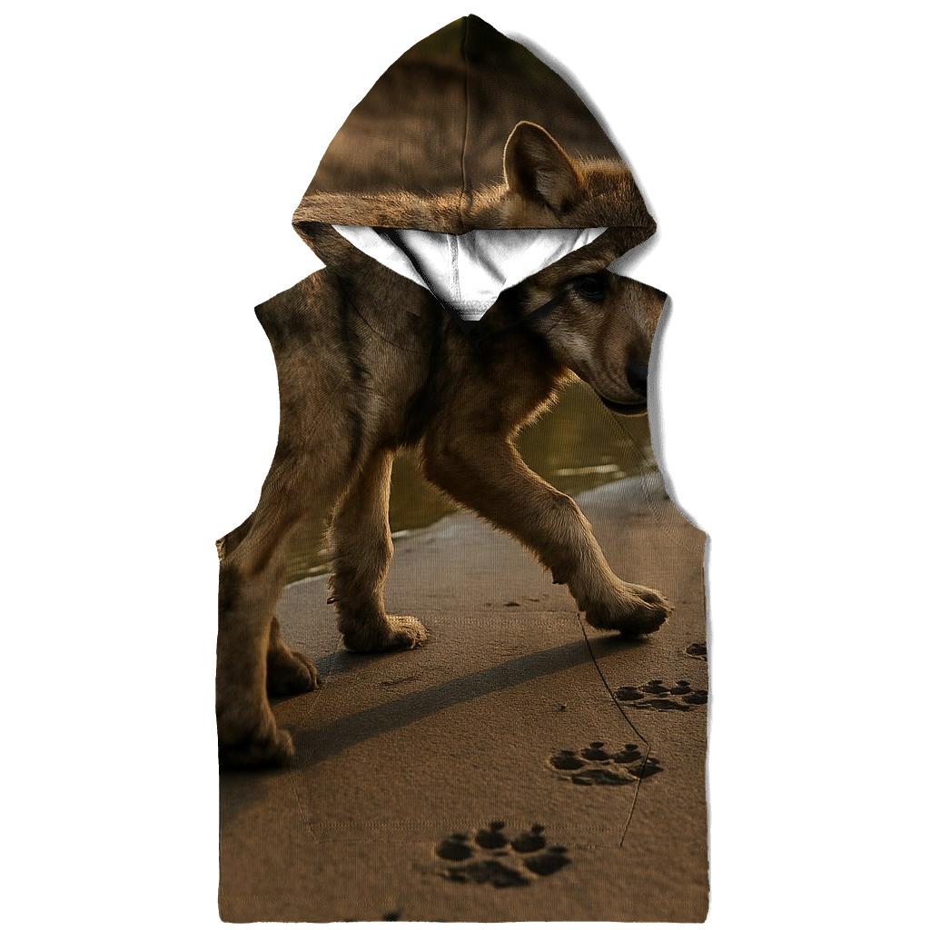 Pup Track Survey Along A River Cutbank hoodie trends