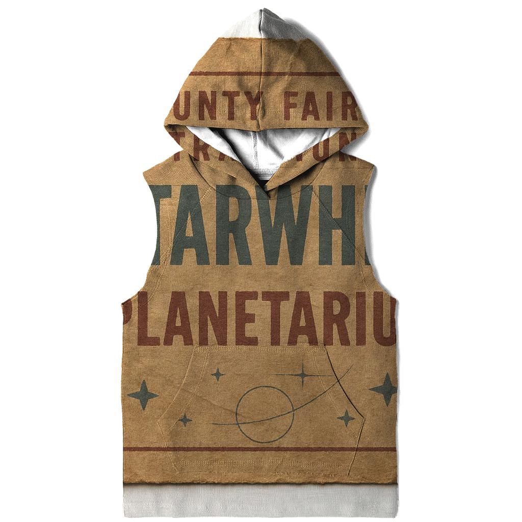 Distressed Cosmic County Fair Ticket Art printed hoodies