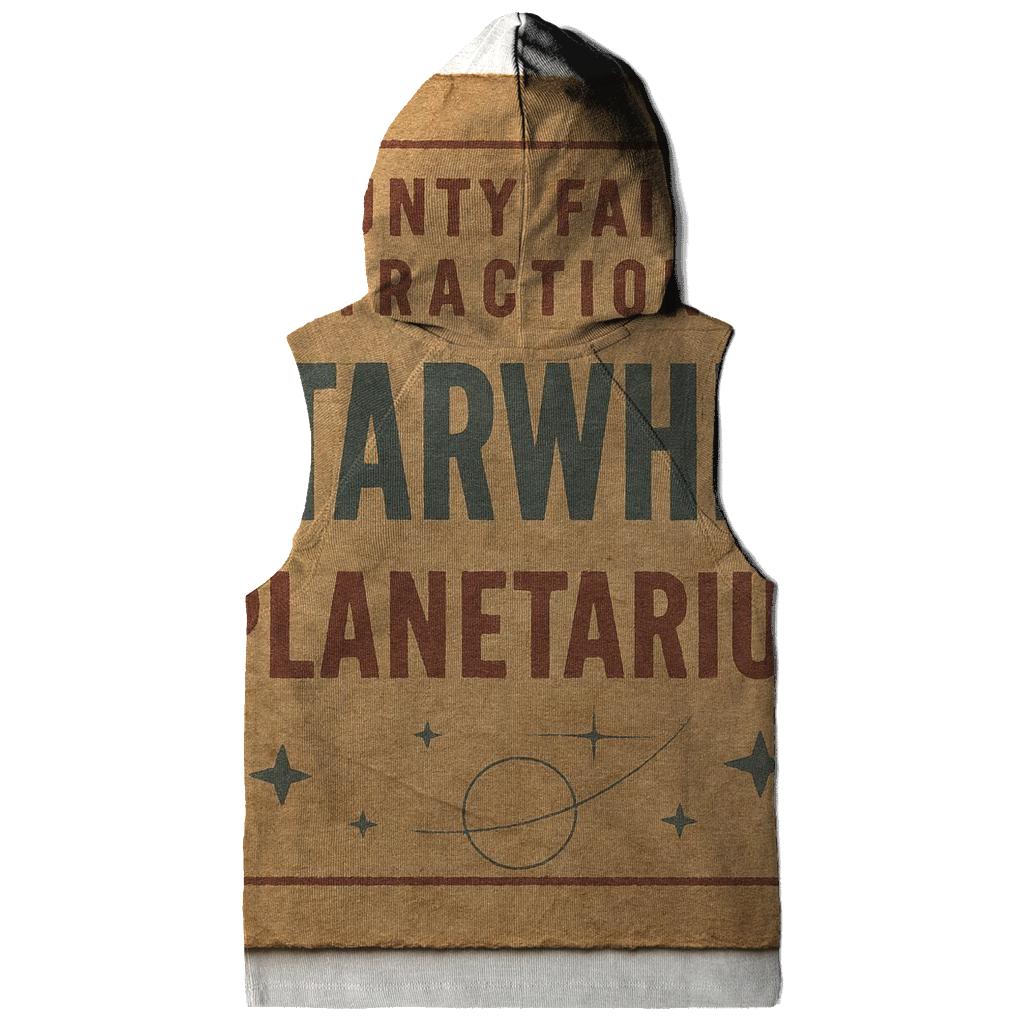 Distressed Cosmic County Fair Ticket Art printed hoodies