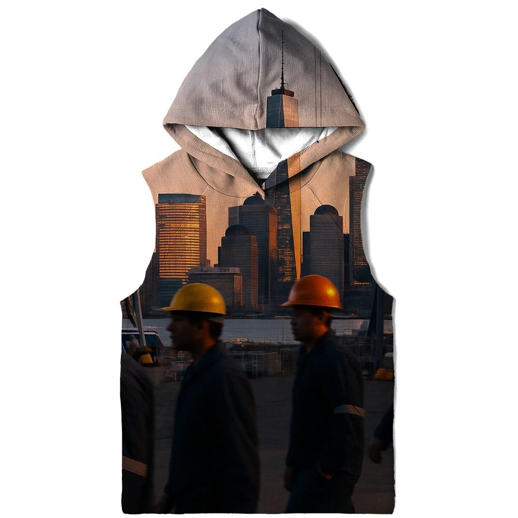 Brooklyn Navy Yard Shift Change Facing Lower Manhattan hoodies fashion