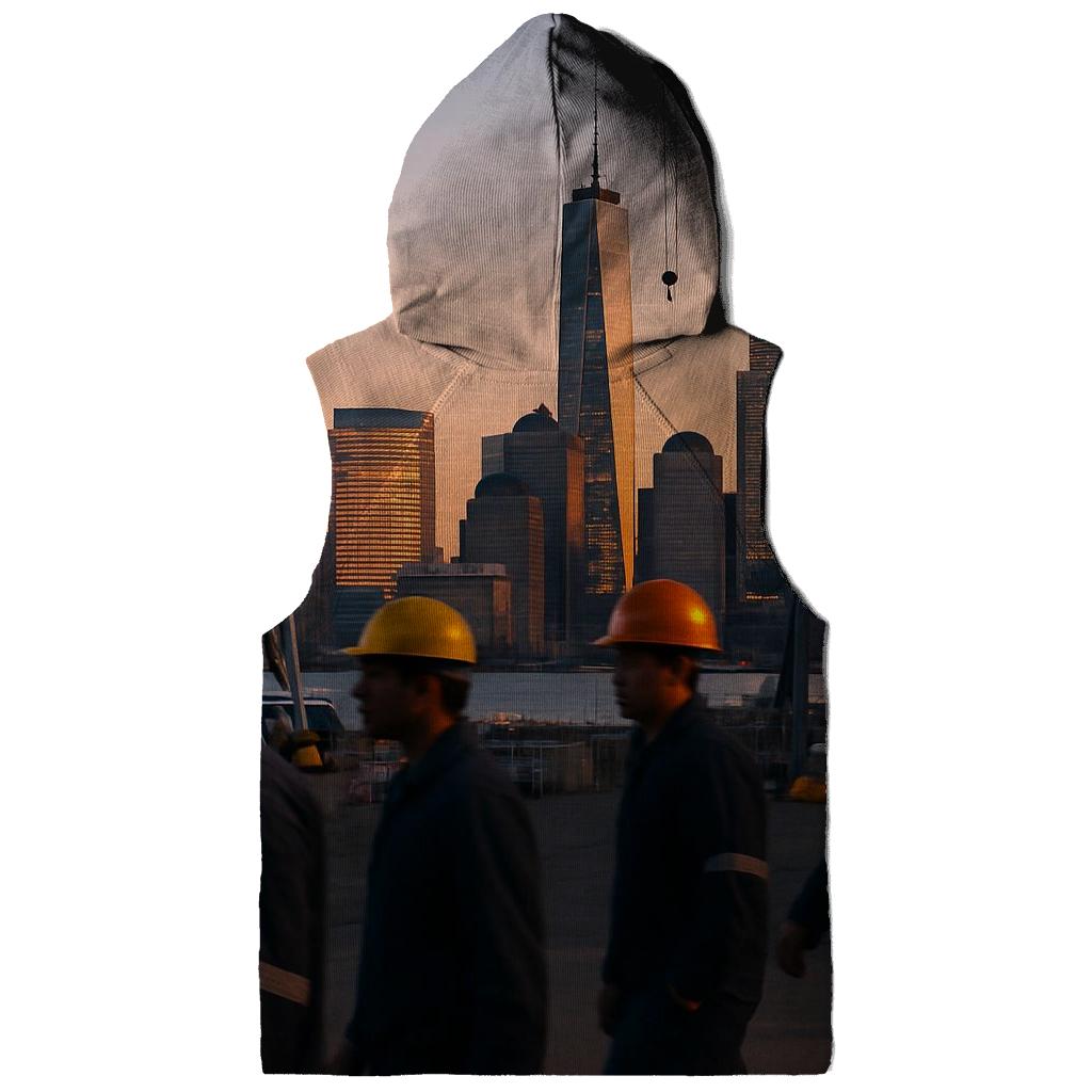 Brooklyn Navy Yard Shift Change Facing Lower Manhattan hoodies fashion
