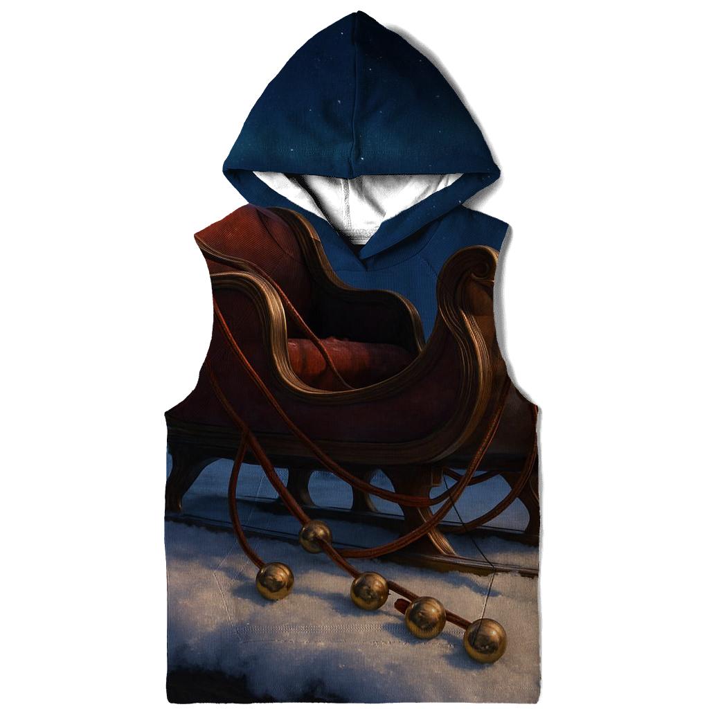 Sleigh Bells On The Snowy Rooftop heavyweight hoodies