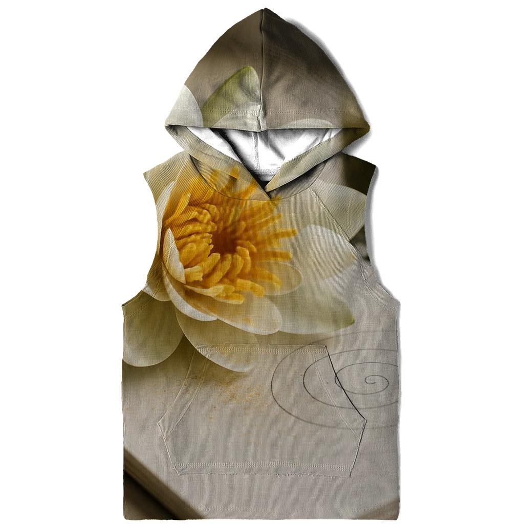 Water Lily Pollen Spiral On A Botanist Notebook pullover hoodies