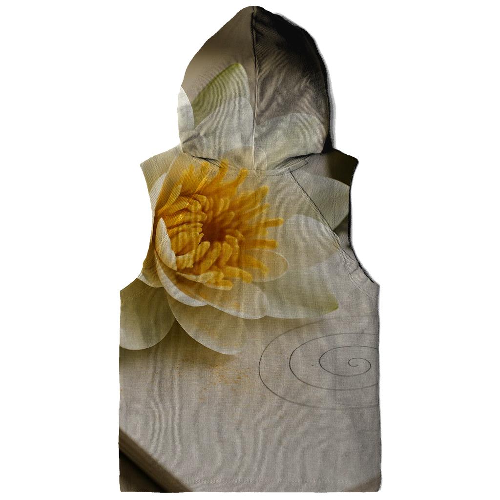 Water Lily Pollen Spiral On A Botanist Notebook pullover hoodies