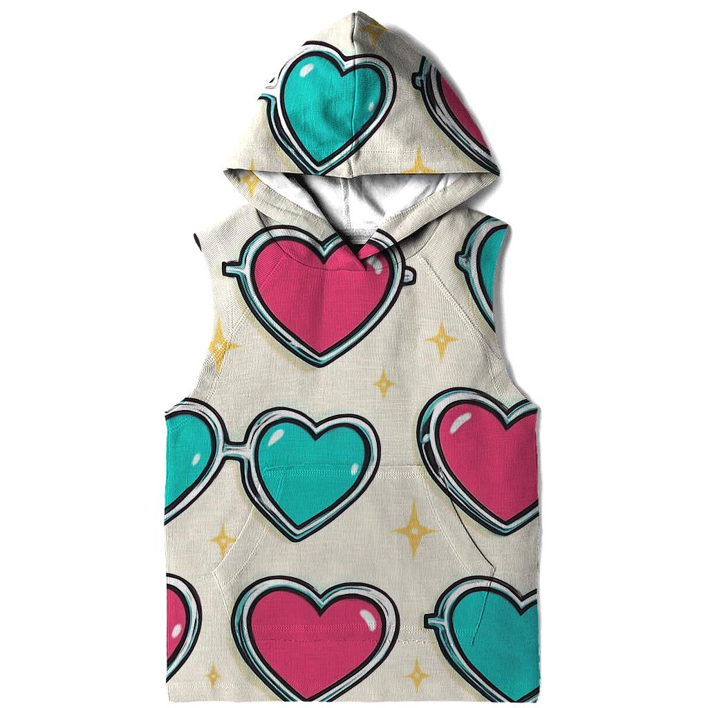 Chrome Heart Glasses Pattern printed hoodies