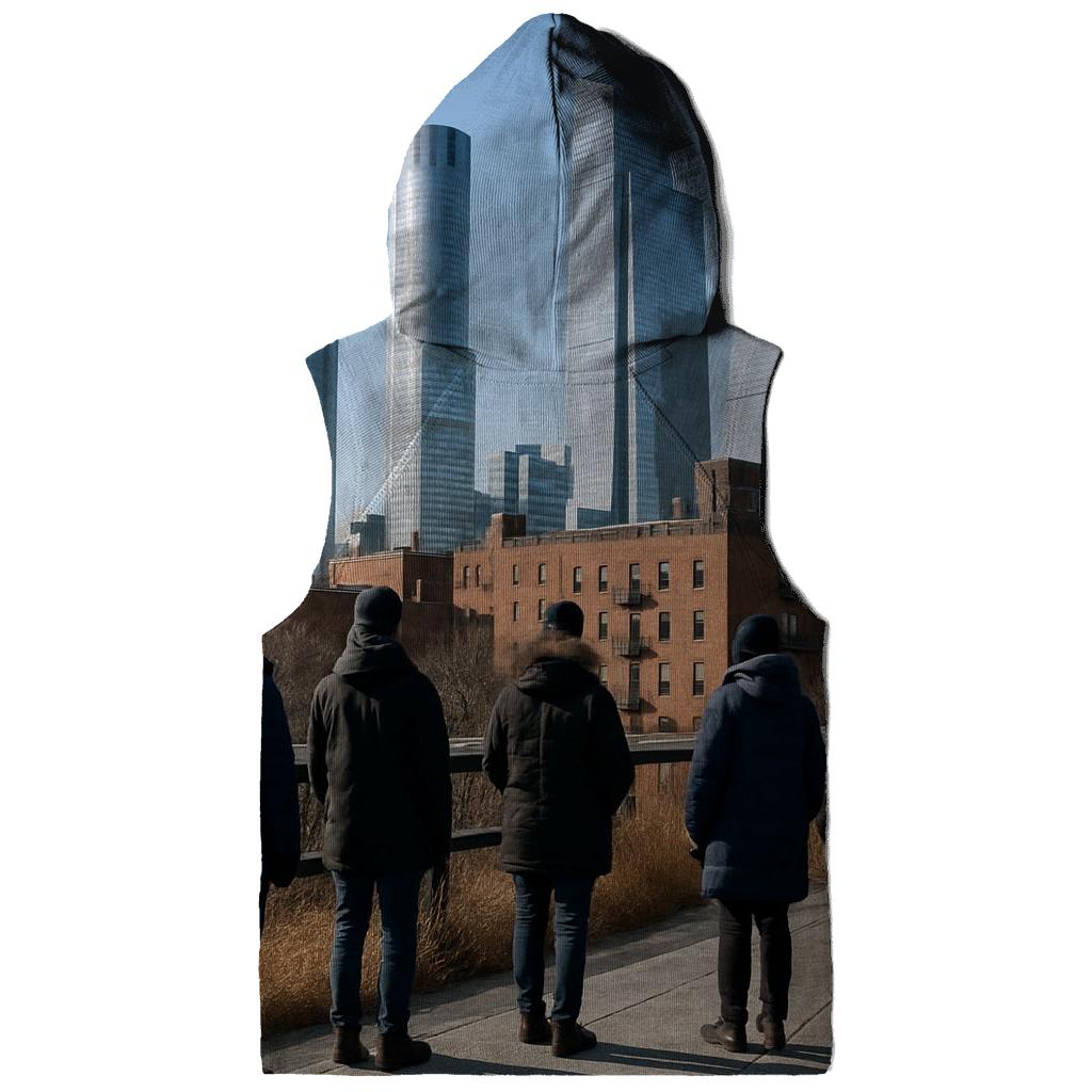 High Line Winter Noon Through New Hudson Yards Towers lightweight hoodies