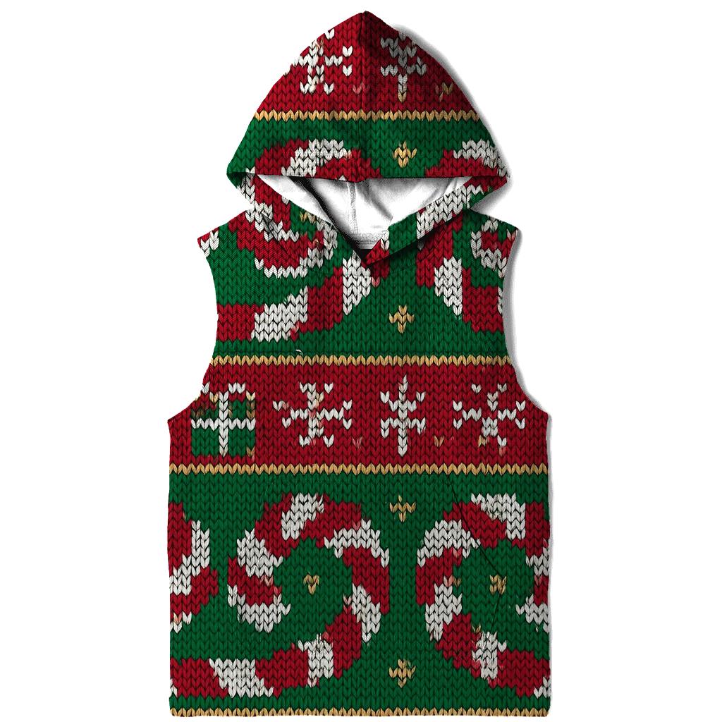 Candy Cane Wormhole Spiral Stripe Design zip-up hoodies