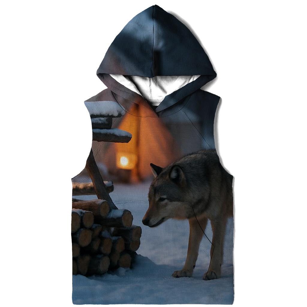 Cultural Coexistence At A Winter Fish Camp hoodies fashion