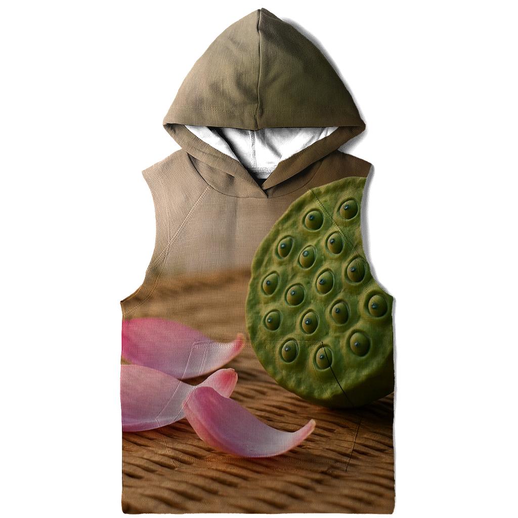Lotus Seedpod Study On Reed Mat By Riverside hoodie styles
