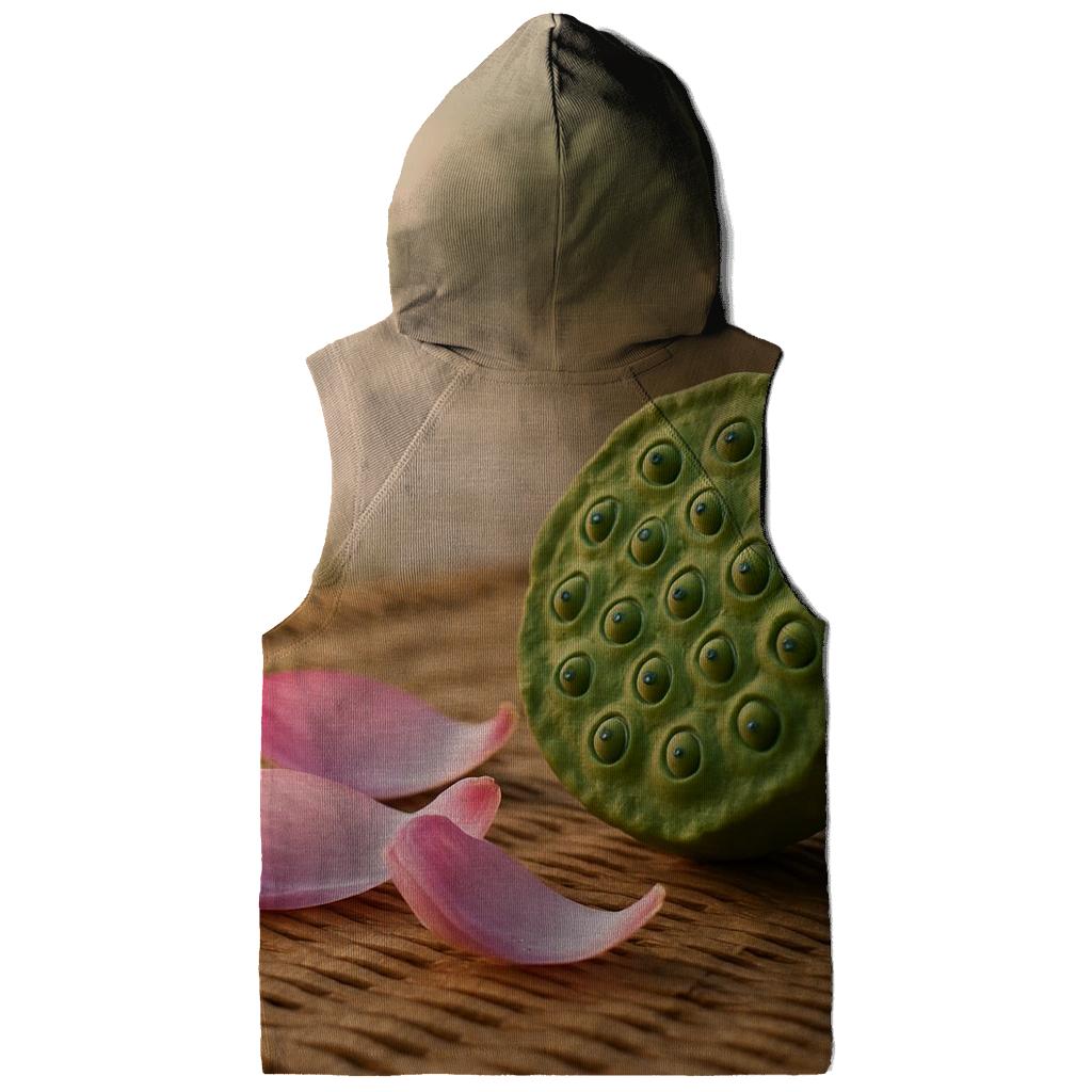 Lotus Seedpod Study On Reed Mat By Riverside hoodie styles