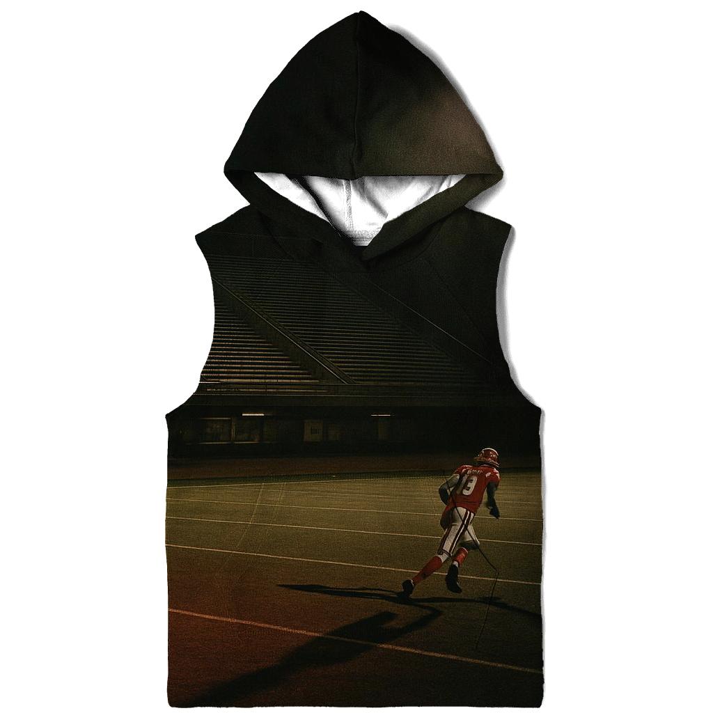 Deserted Night Stadium Rival Shadows printed hoodies