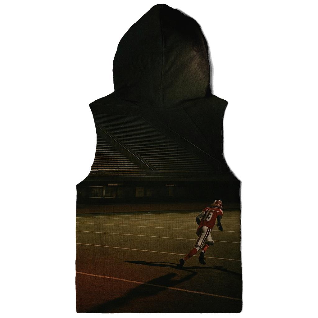 Deserted Night Stadium Rival Shadows printed hoodies