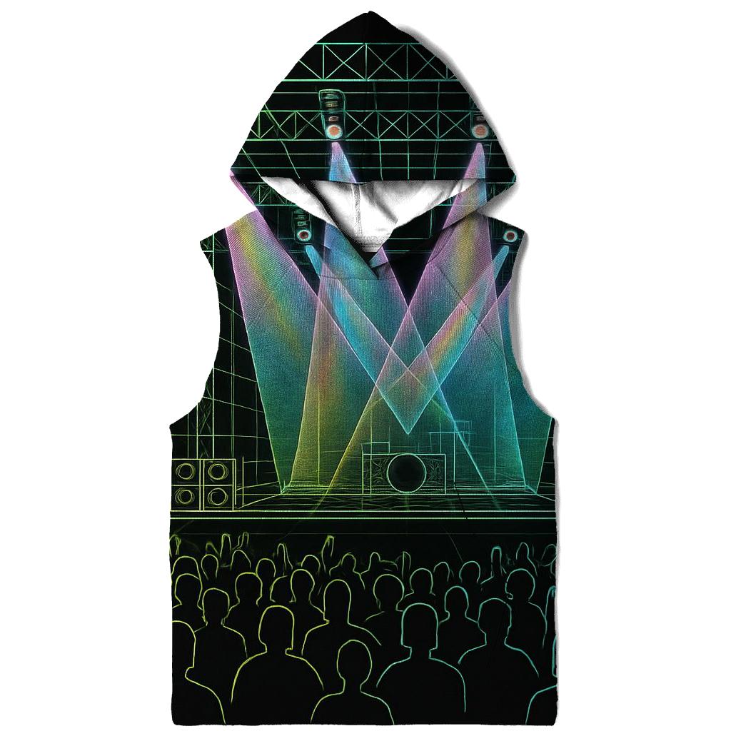 Concert Stage Wireframe lightweight hoodies