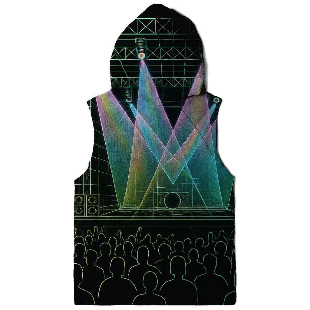 Concert Stage Wireframe lightweight hoodies