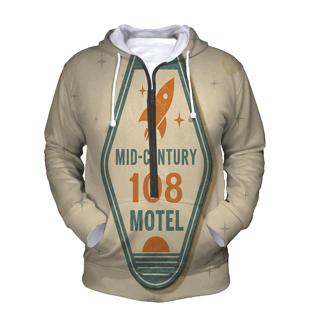 Weathered Space Age Motel Keytag Poster hoodie trends