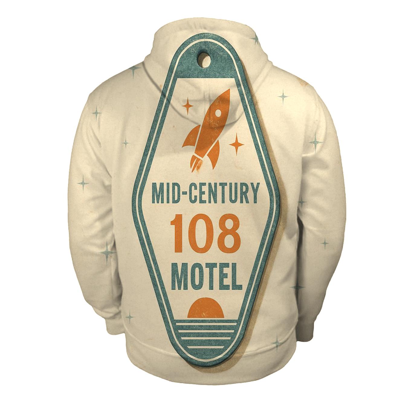 Weathered Space Age Motel Keytag Poster hoodie trends