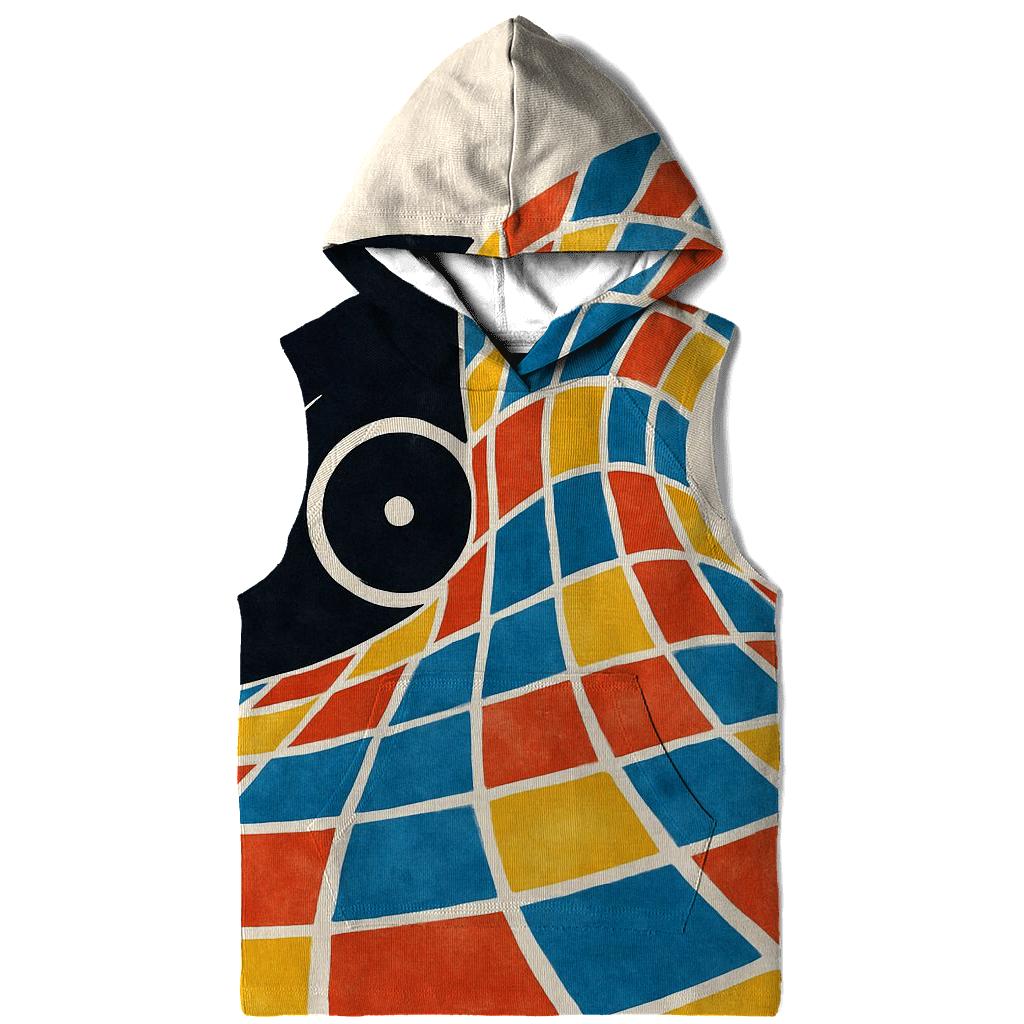 Vinyl Splash Mosaic embroidered hoodies