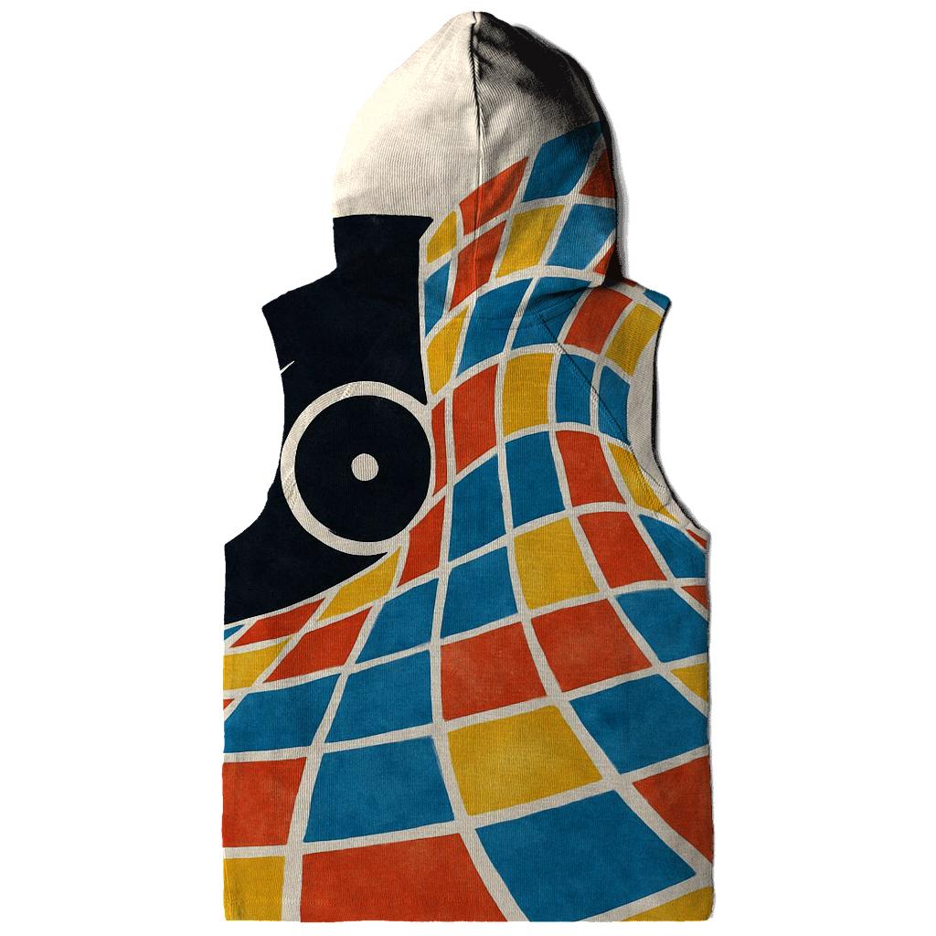 Vinyl Splash Mosaic embroidered hoodies