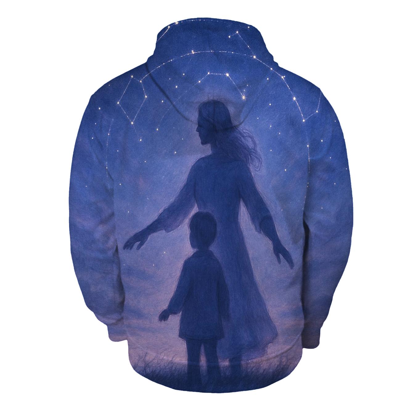 The Mother Who Holds The Sky In Place printed hoodies