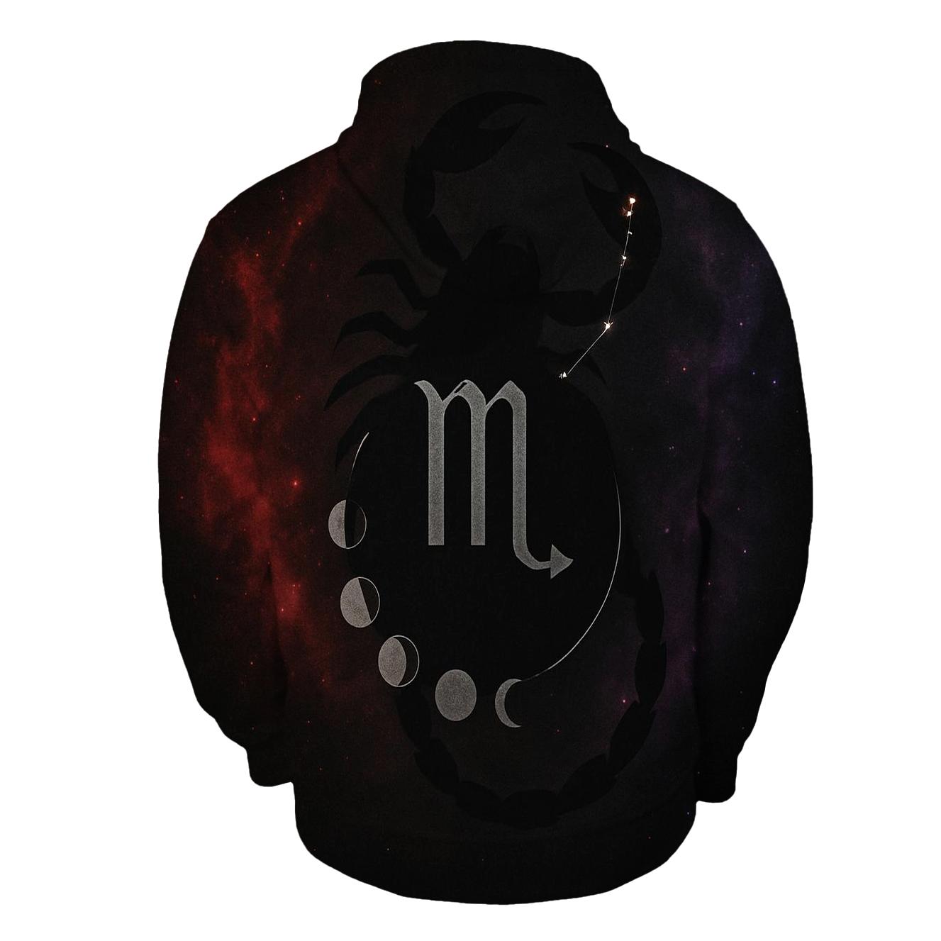 Scorpio Lunar Sting Sigil heavyweight hoodies
