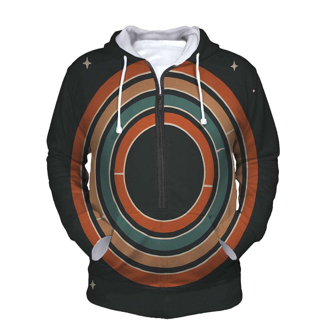 Accretion Belt Overprint premium hoodies