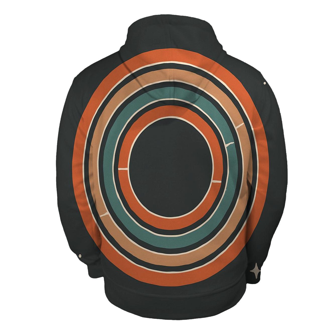 Accretion Belt Overprint premium hoodies