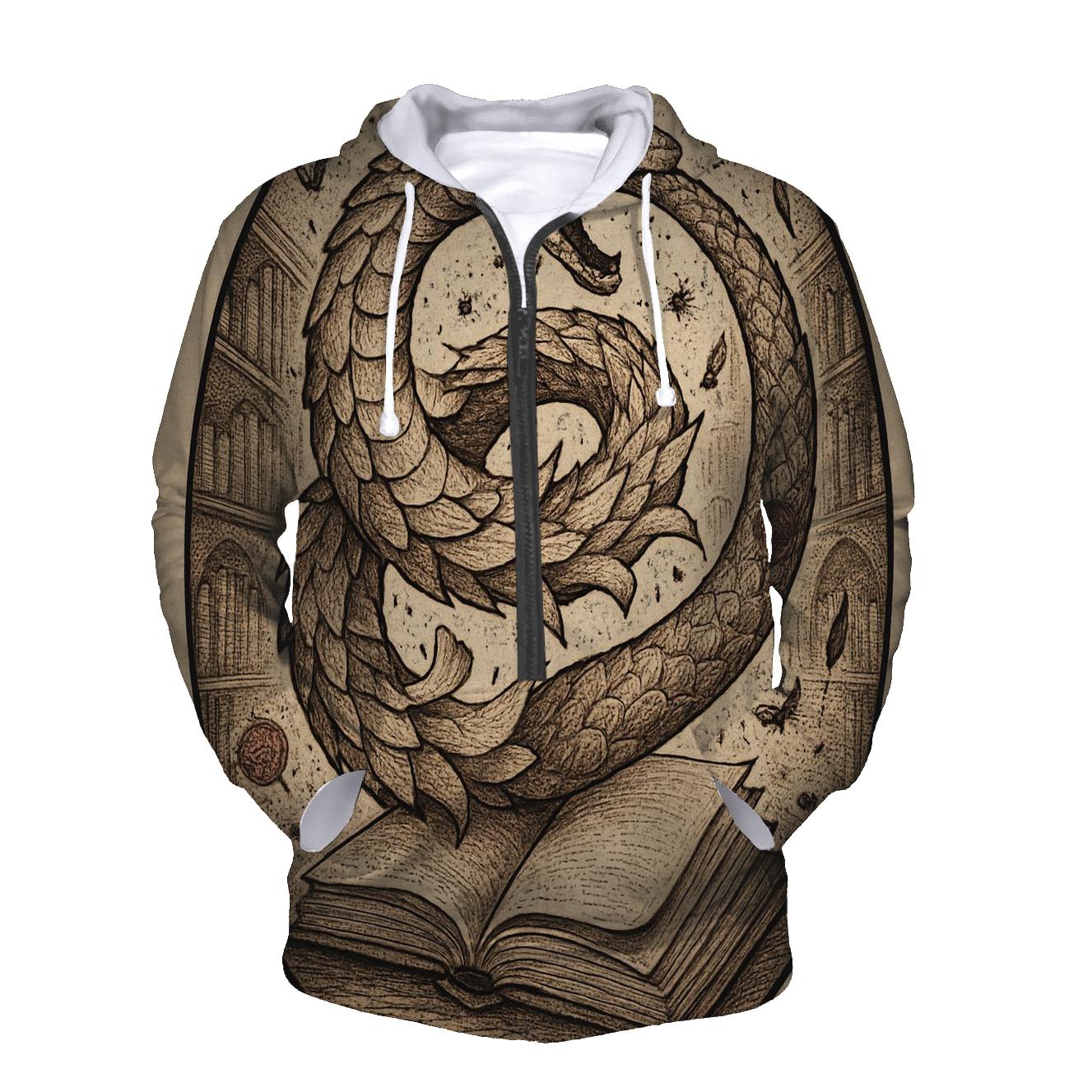 Ouroboros Library Of Rewritten Pages pullover hoodies