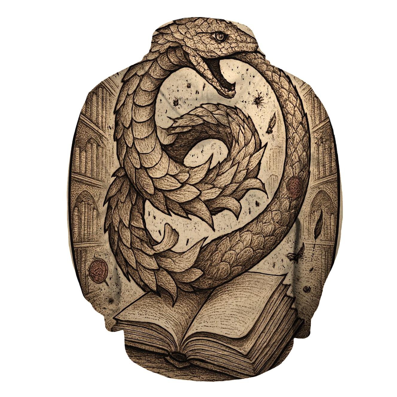 Ouroboros Library Of Rewritten Pages pullover hoodies