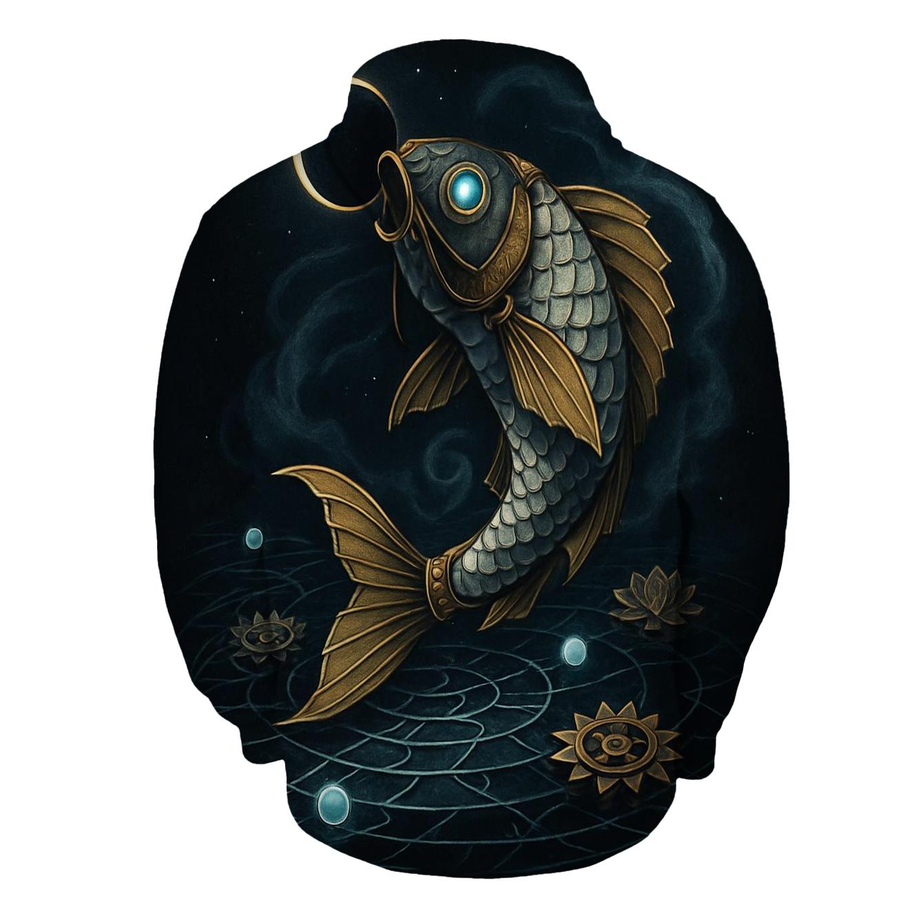 Clockwork Koi Eclipse hoodie trends