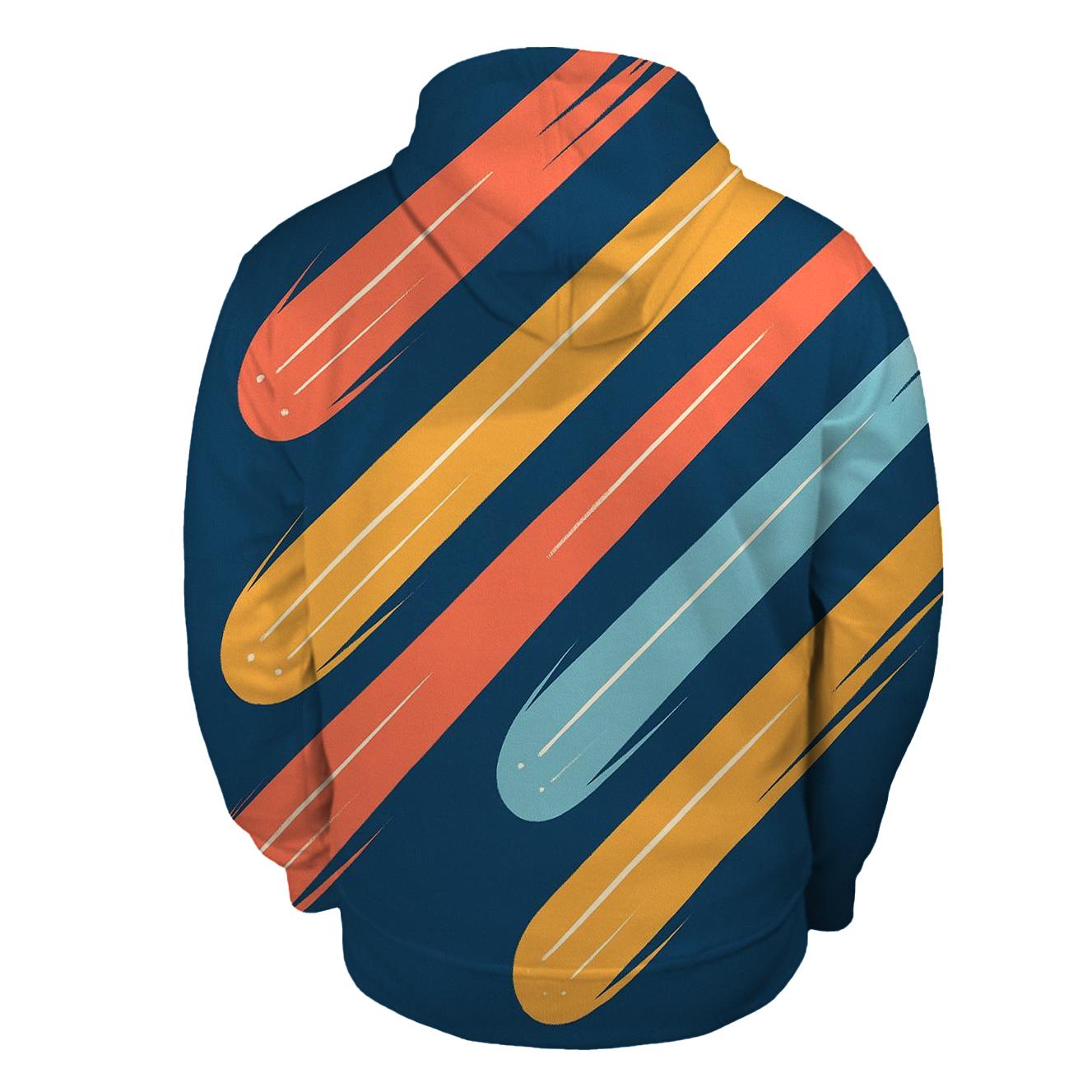 Comet Fan Transit printed hoodies