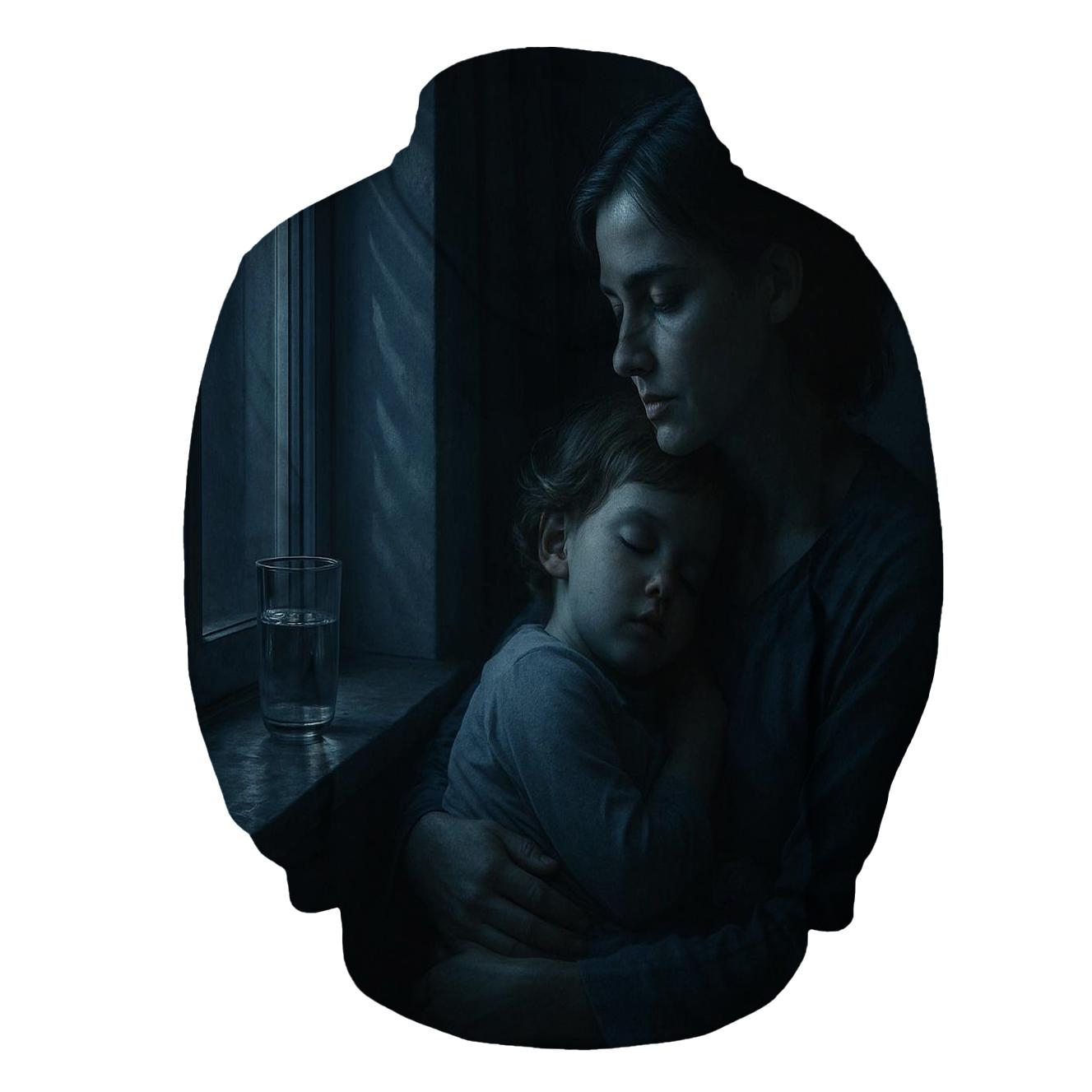 Her Patience Like Moonlight On Water zip-up hoodies