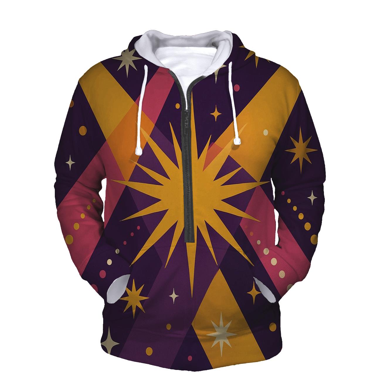 Disco Spotlights And Starbursts hoodie designs