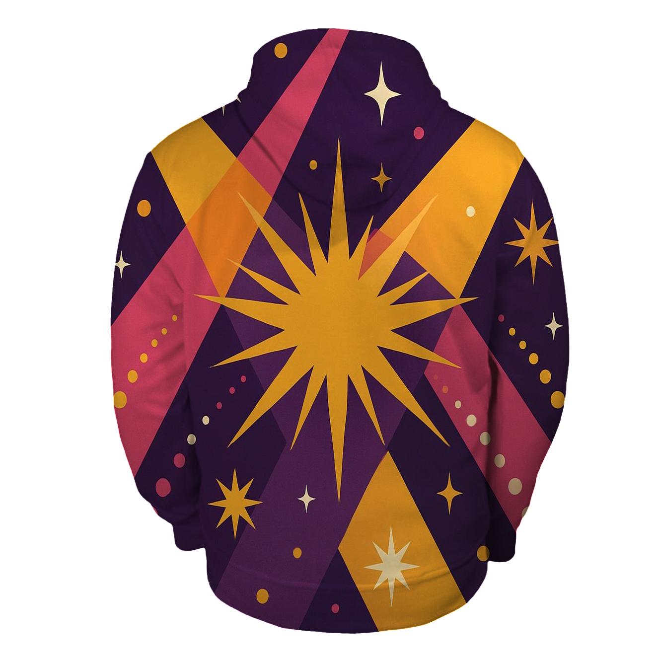 Disco Spotlights And Starbursts hoodie designs