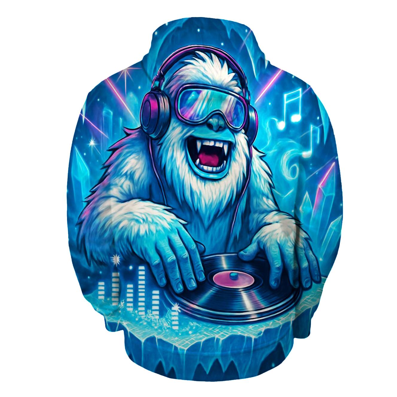 Glacier Disco Yeti pullover hoodies