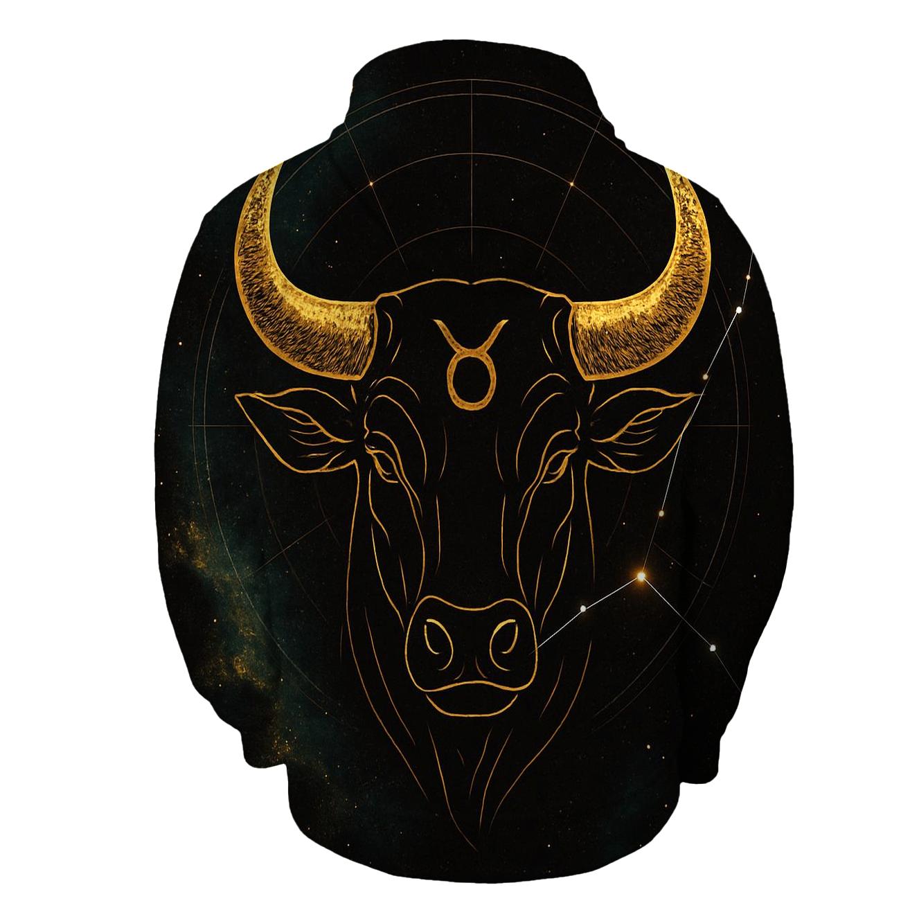 Taurus Horns And Aldebaran Glow heavyweight hoodies