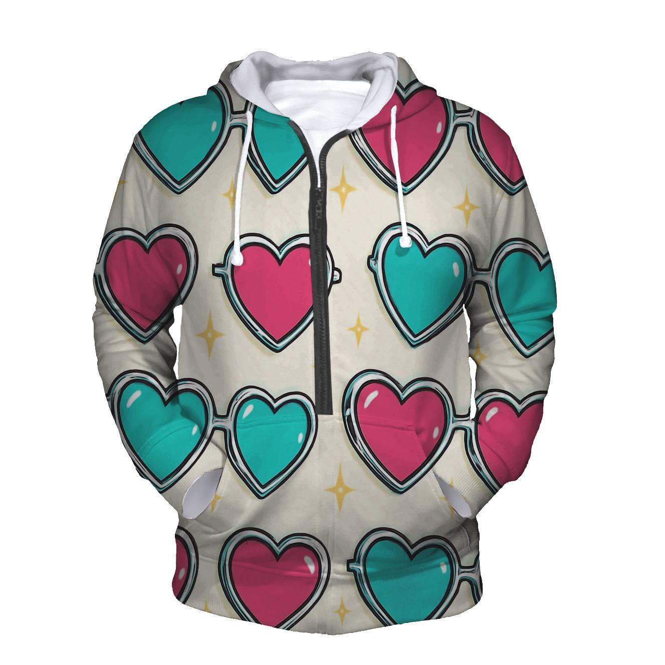 Chrome Heart Glasses Pattern designer hoodies
