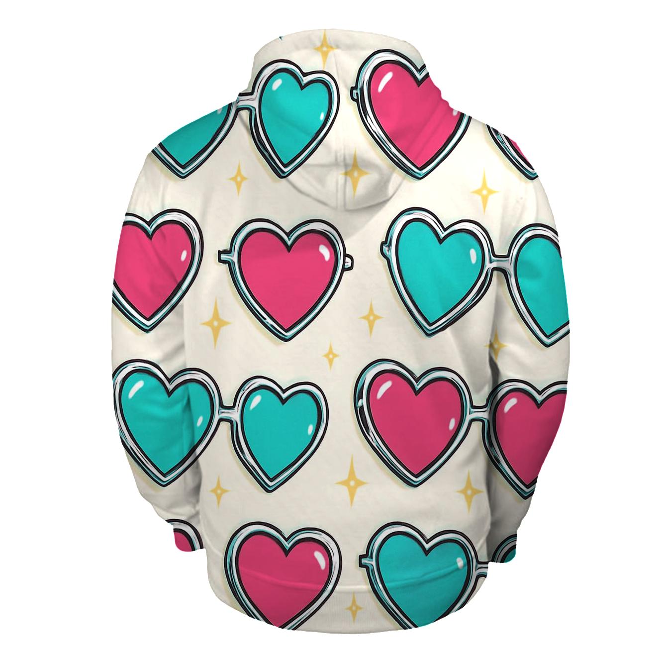 Chrome Heart Glasses Pattern designer hoodies