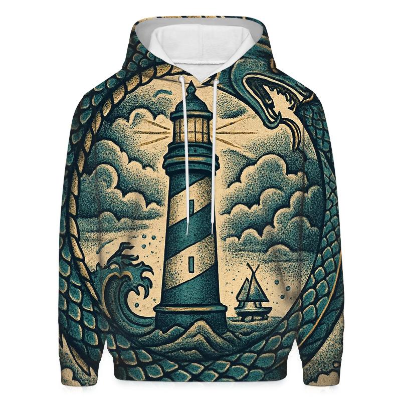 Ouroboros Lighthouse Of Returning Tides hoodies fashion