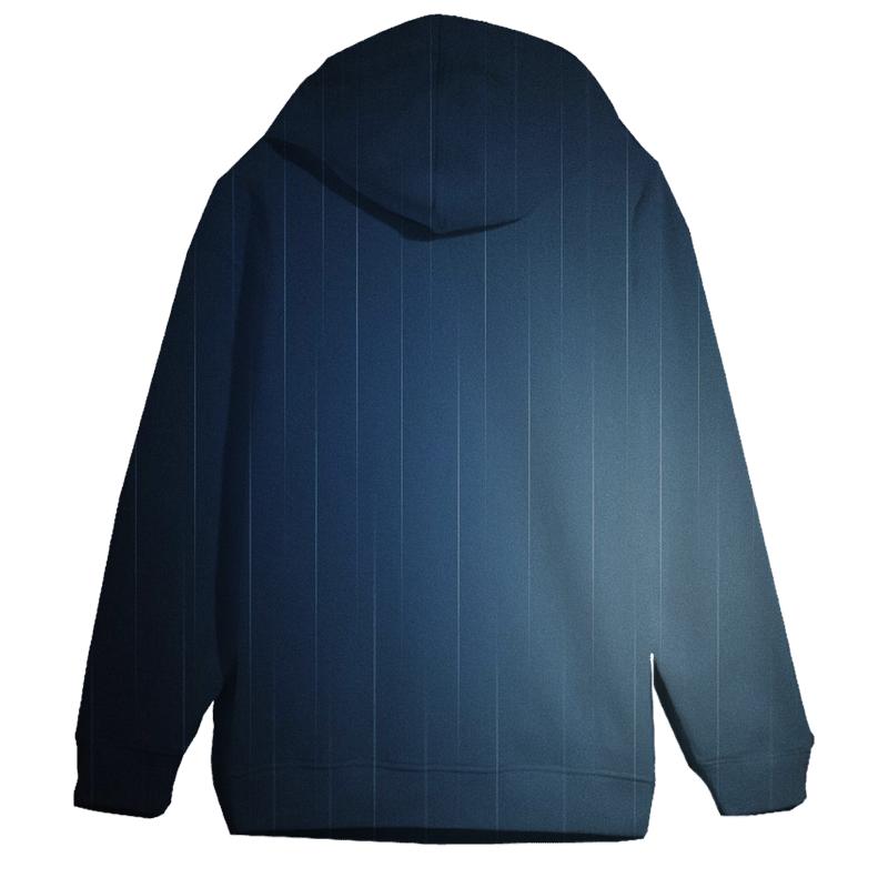 Cobalt Rainfall Veil premium hoodies