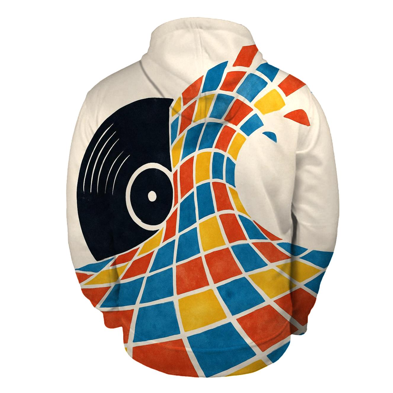 Vinyl Splash Mosaic heavyweight hoodies