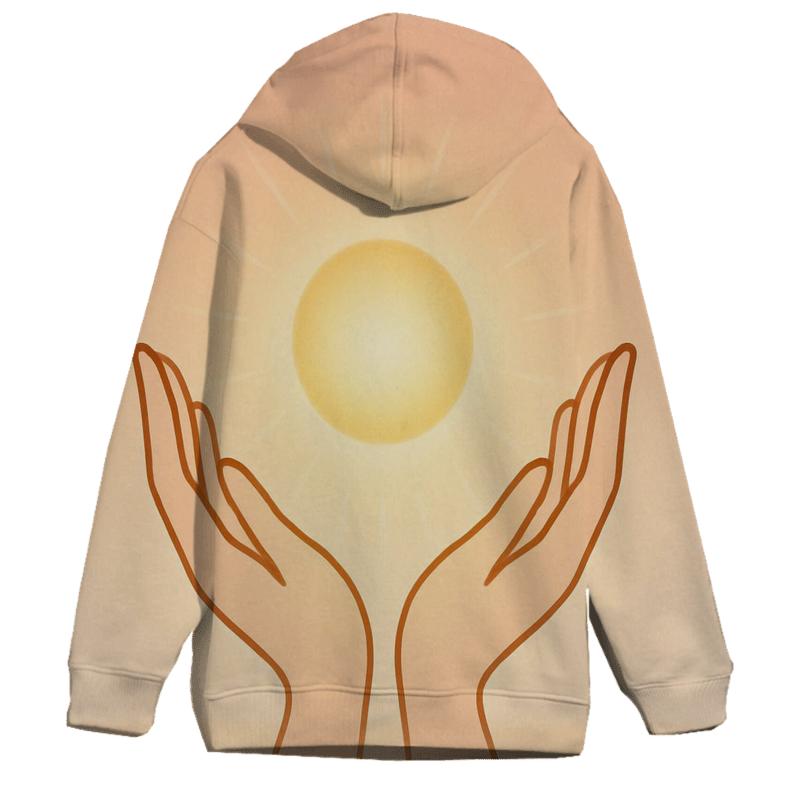 Open Hands Holding Dawn hoodie styles