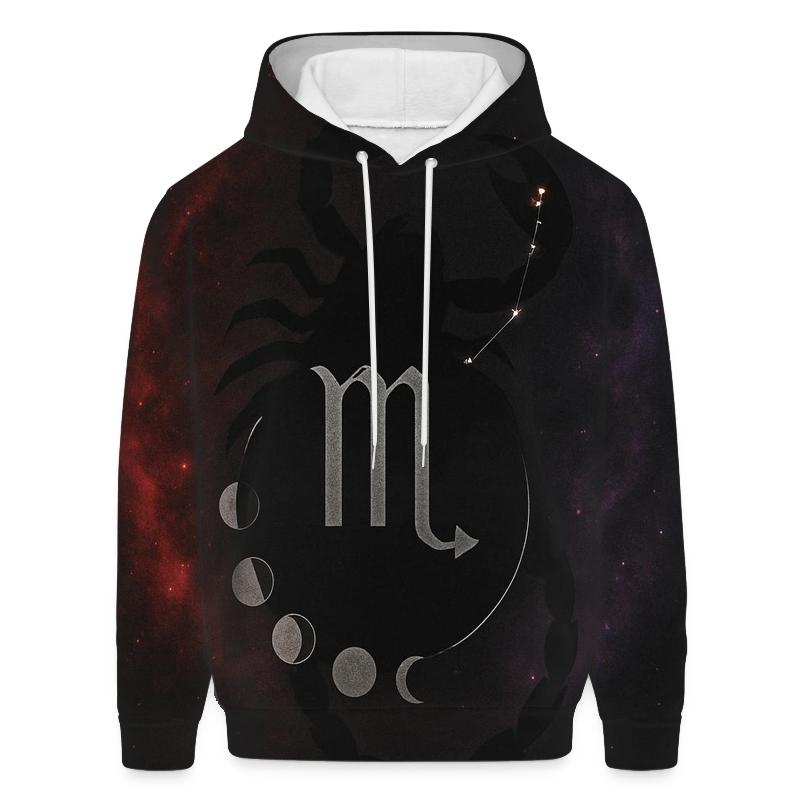 Scorpio Lunar Sting Sigil lightweight hoodies