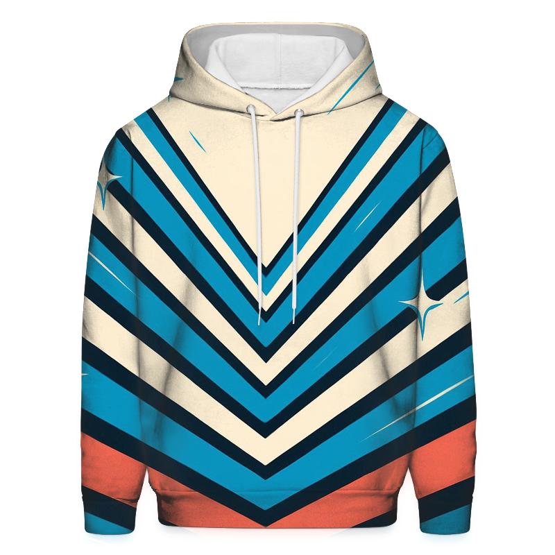 Roller Rink Floor Chevron Glow hoodies fashion