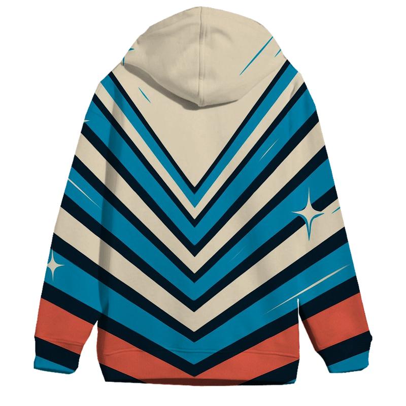 Roller Rink Floor Chevron Glow hoodies fashion