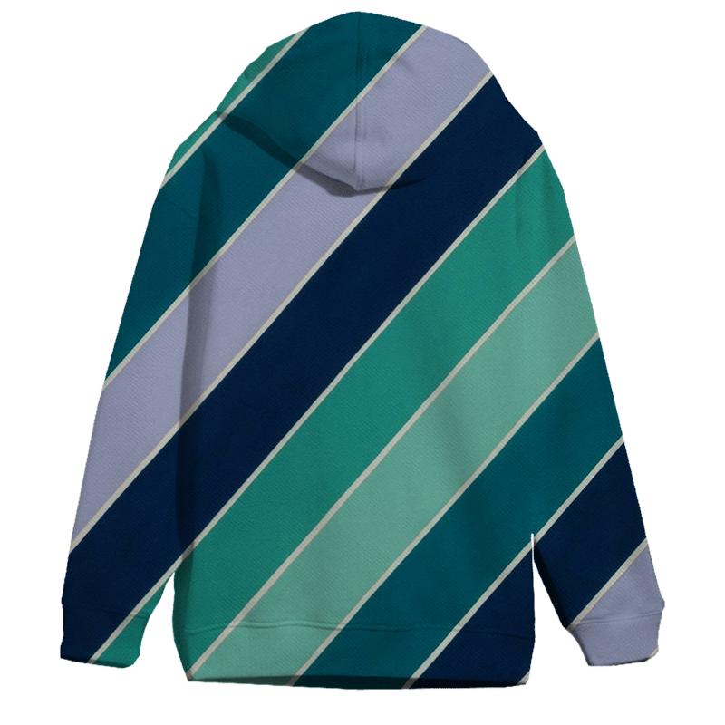Aurora Arashi Diagonal Drift printed hoodies
