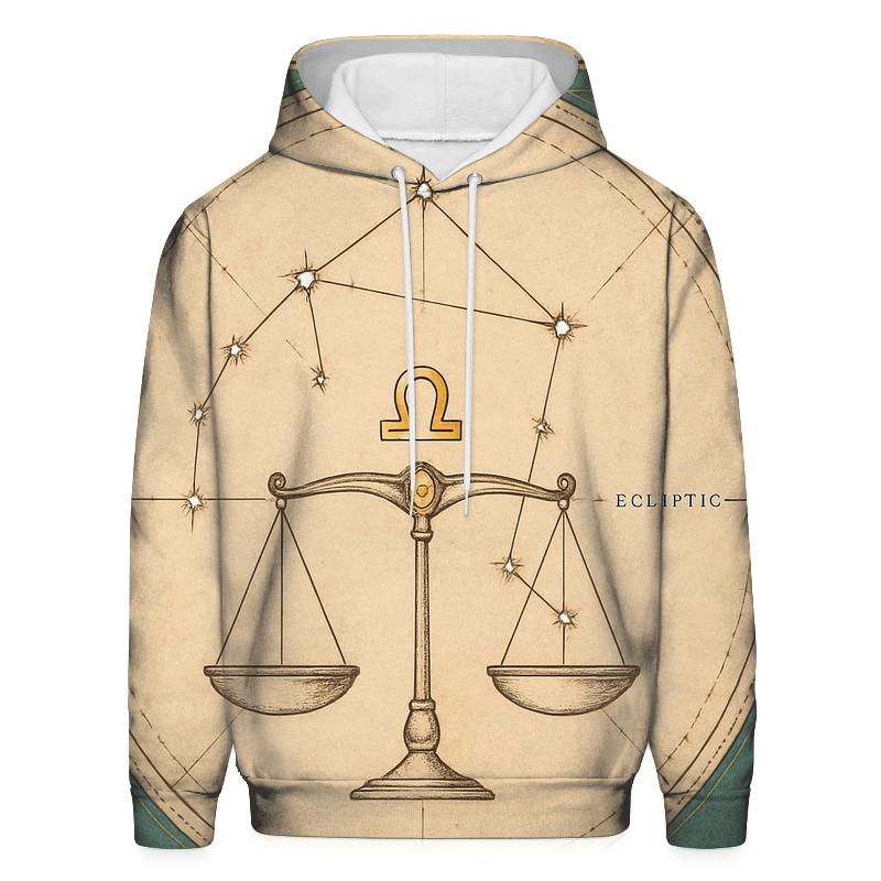 Libra Equinox Balance Chart lightweight hoodies