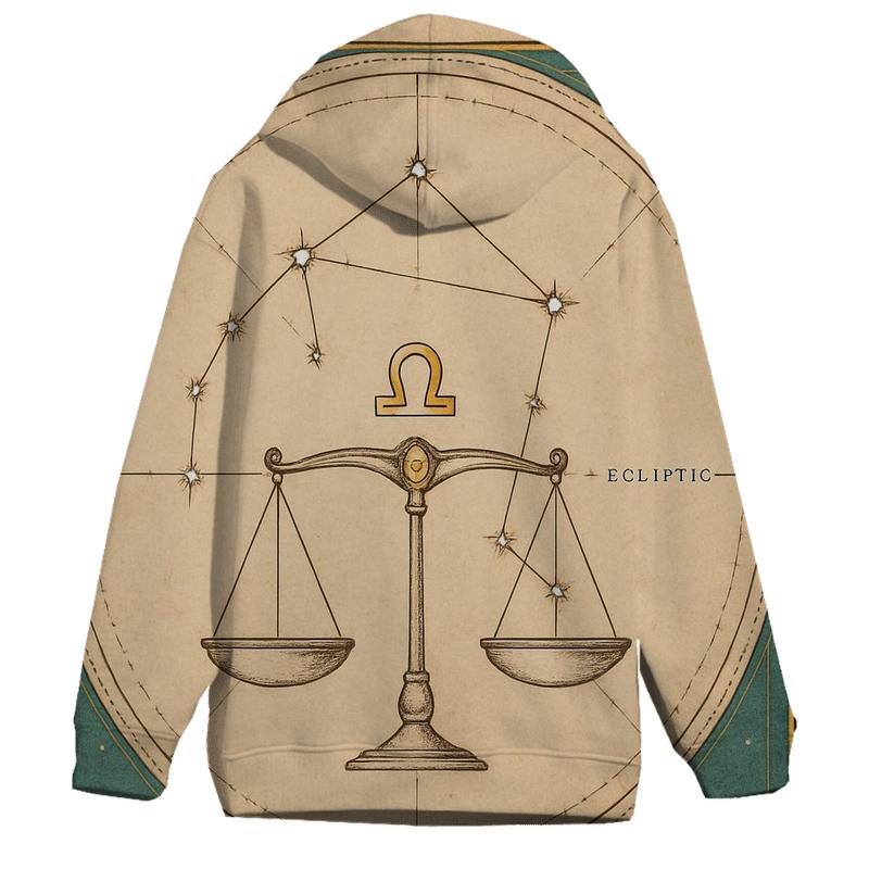 Libra Equinox Balance Chart lightweight hoodies