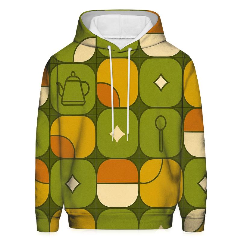 Harvest Kitchen Tile Geometry hoodie trends