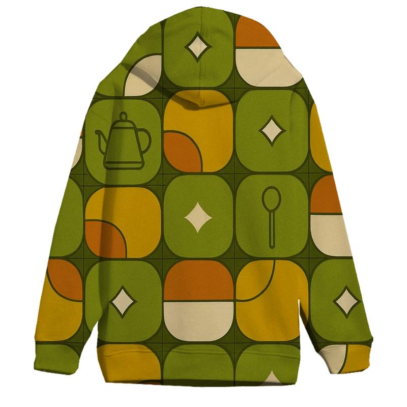 Harvest Kitchen Tile Geometry hoodie trends