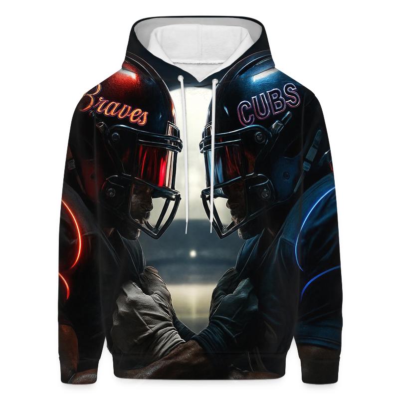 Neon Helmet Reflections Rivalry heavyweight hoodies